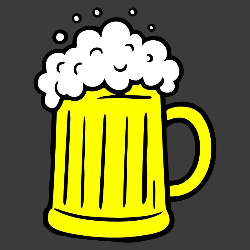 Bier Comic Bierglas