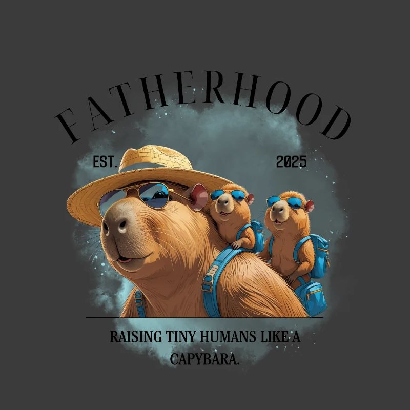 Paternité 2025 Élever de petits humains comme la capybara