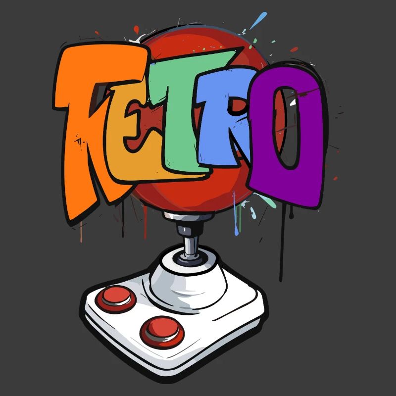 Retro Gaming Neon Design