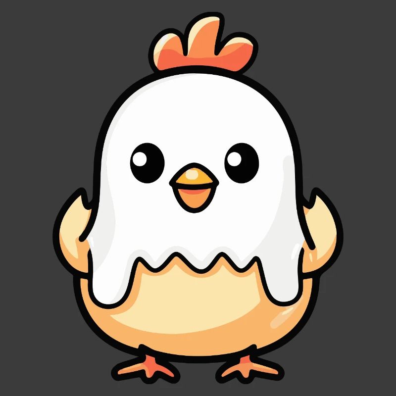 Huhn Halloween Geist