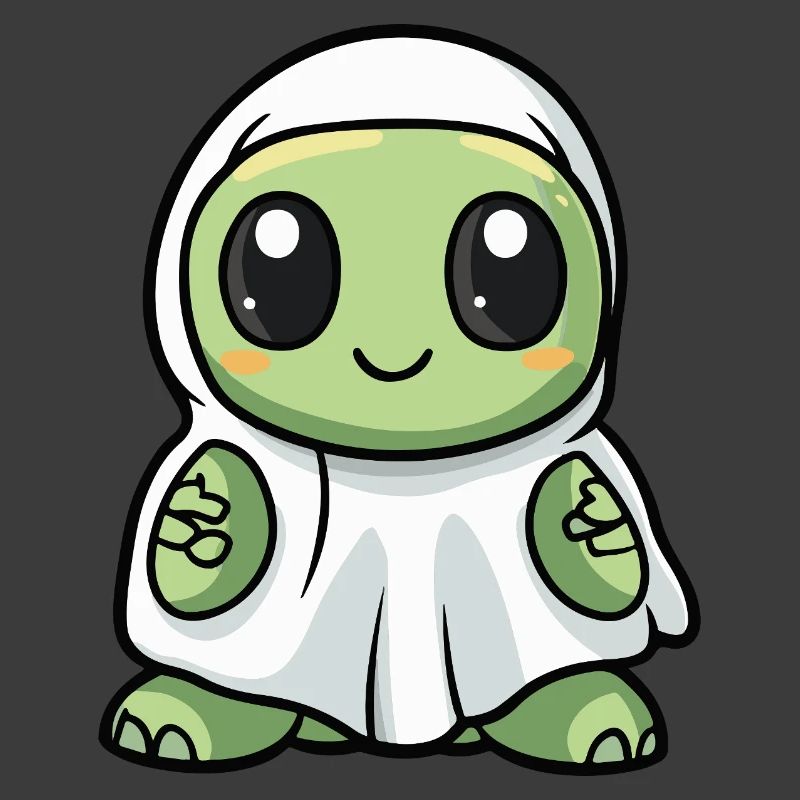 Turtle Halloween Ghost