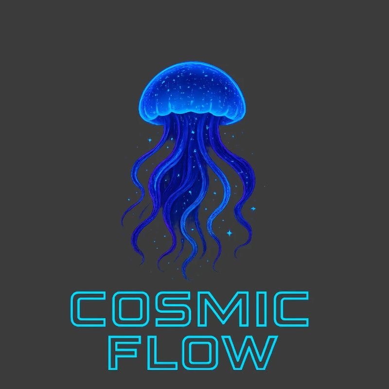 Kosmische Meeres Qualle Neon