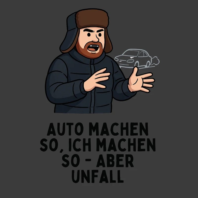 Auto machen so ich machen so - aber Unfall