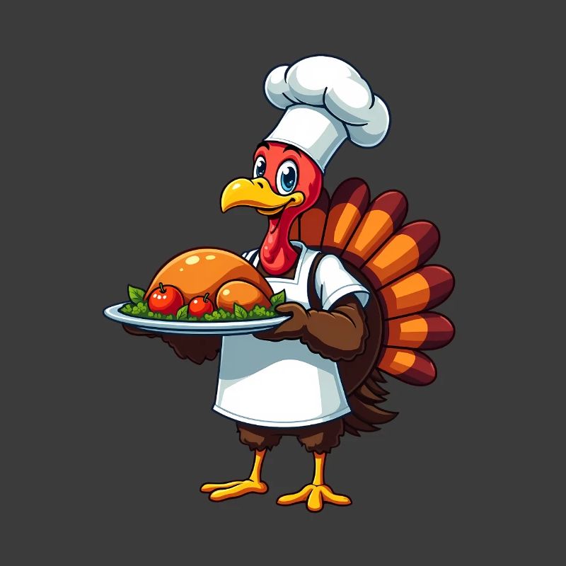 Cuisinier de dinde de Thanksgiving Thanksgiving
