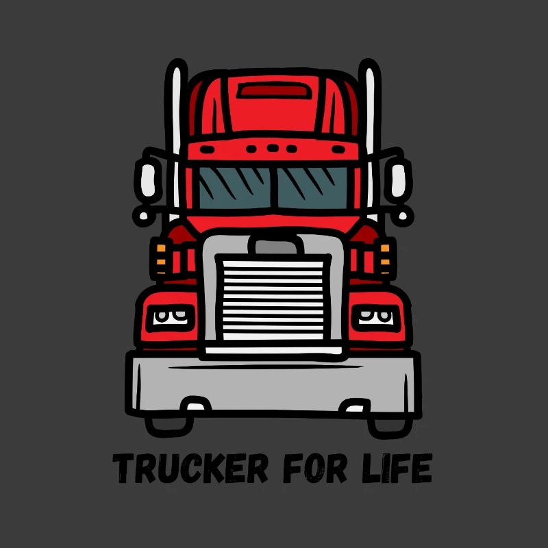Frontal-LKW-Illustration