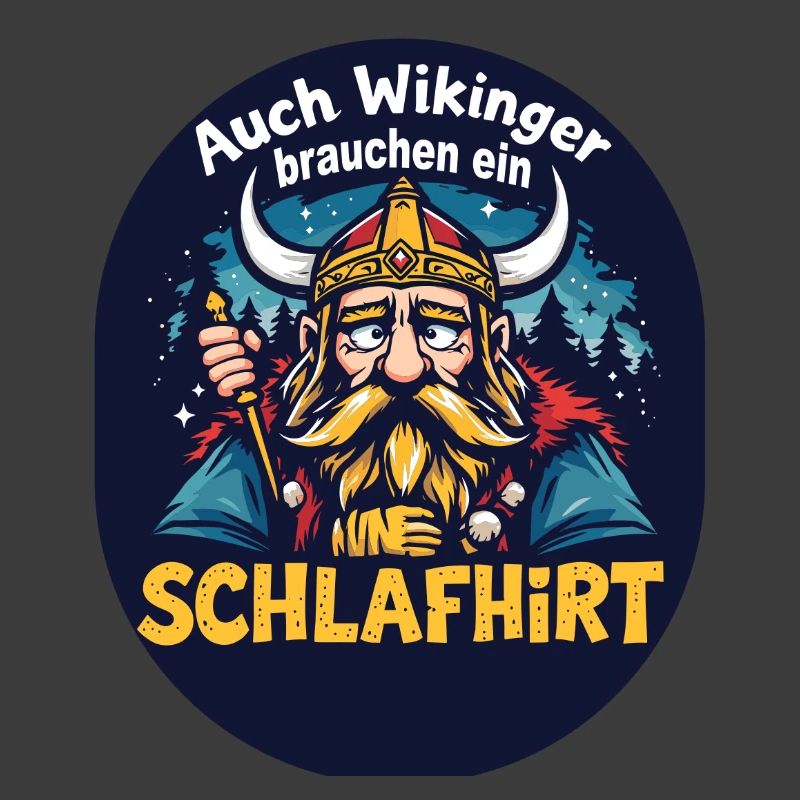 Wikinger Schlafshirt Lustiger Spruch