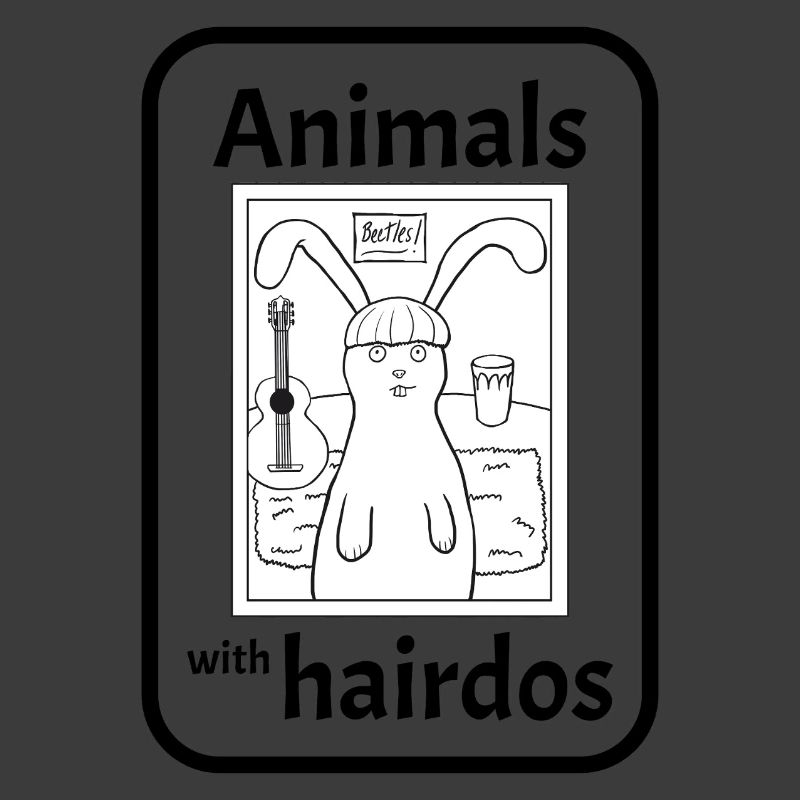 Bunny with hairstyle