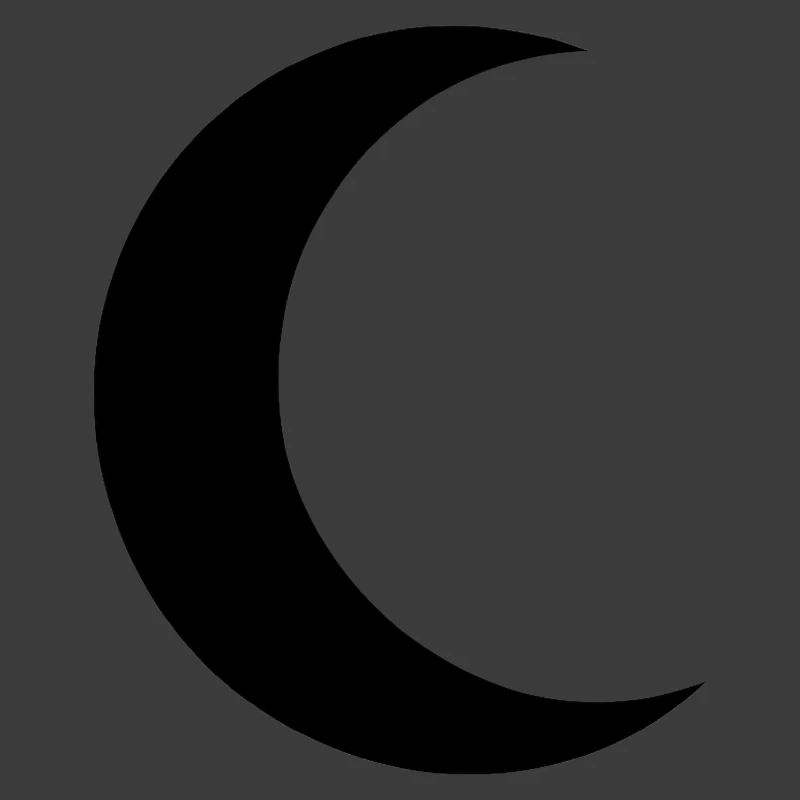 Mond Silhouette Minimalismus