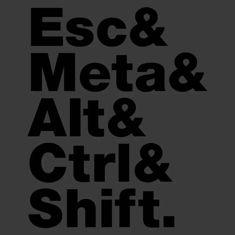 Esc & Meta & Alt & Ctrl & Shift