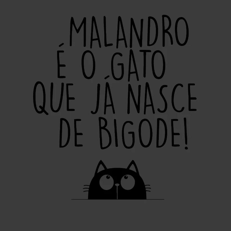 Malandro é o Gato que já nasce de bigode