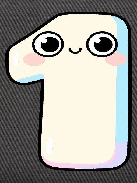 Nummer Eins Kawaii-Pastel
