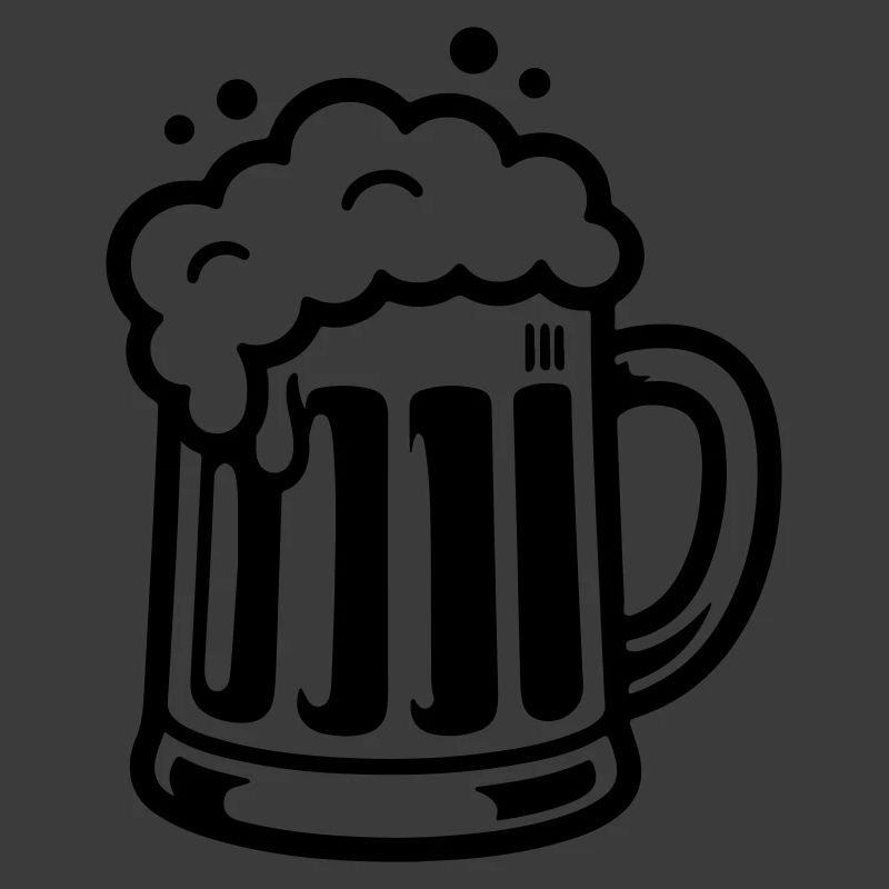 Bierkrug Comic Bier
