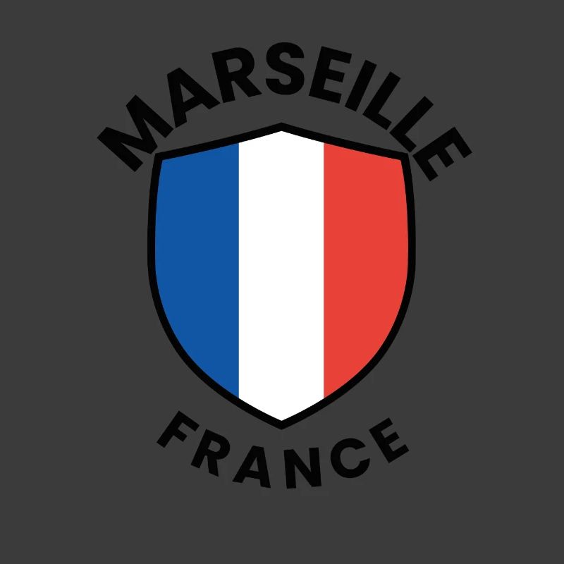 Marseille-Flaggenschild