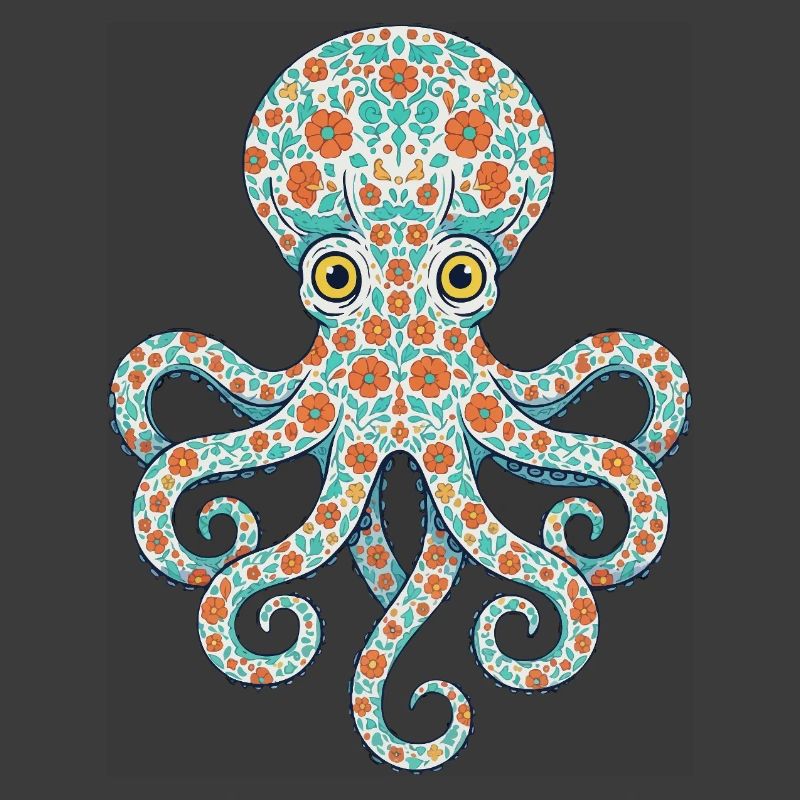 Blumen-Oktopus