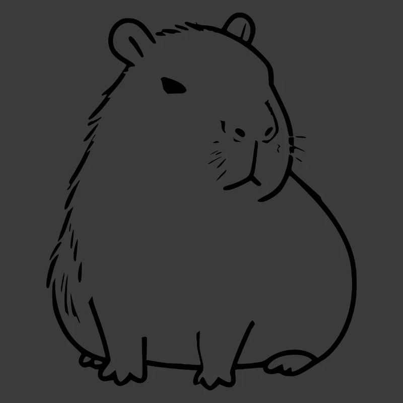 Capybara capybara noir