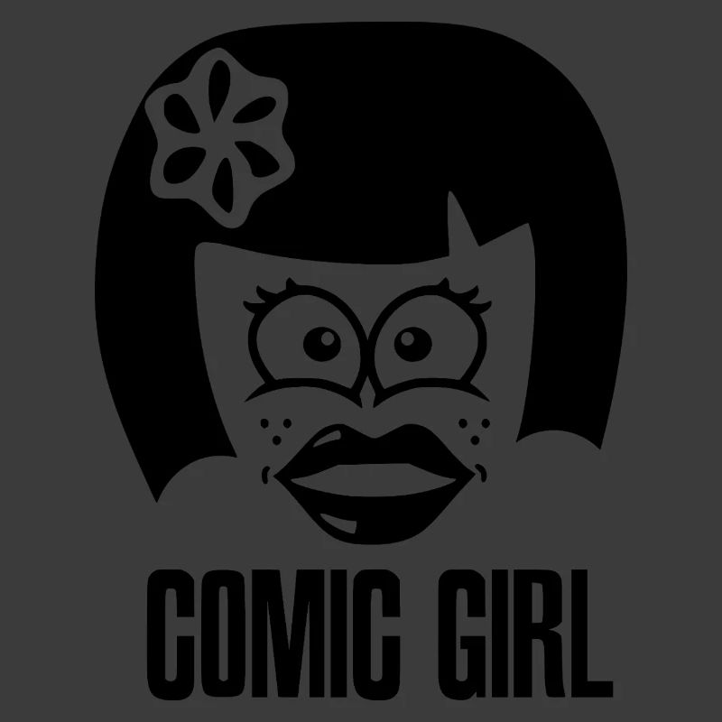 Comic Girl - Schwarz