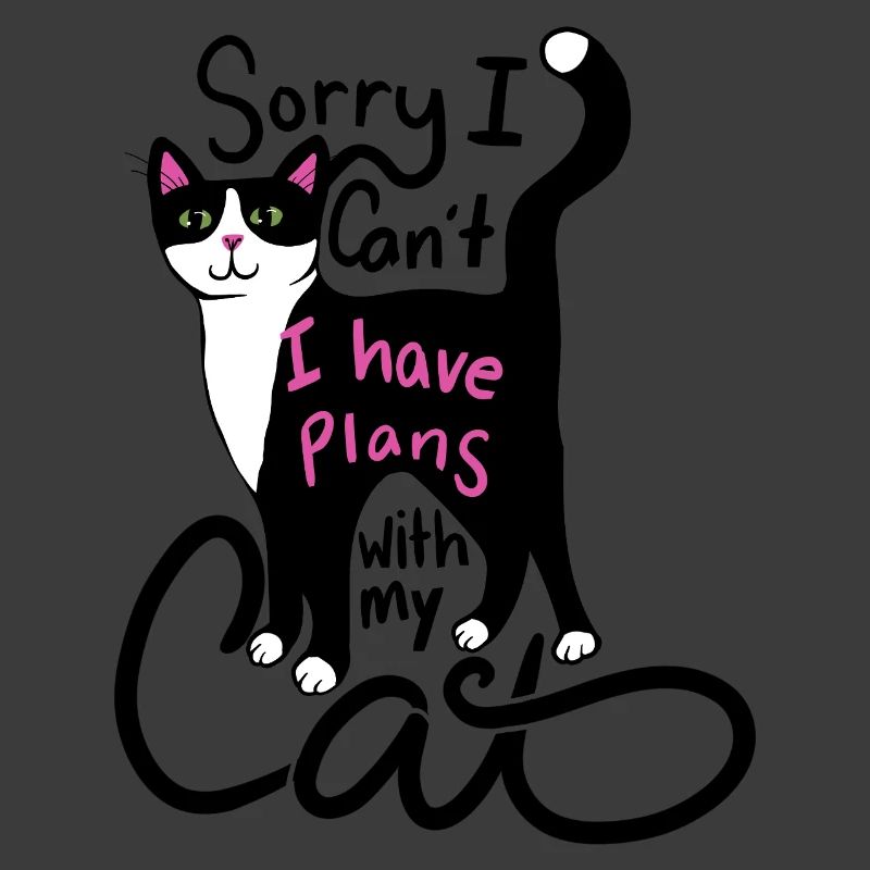 I Have Plans Cat Graphic