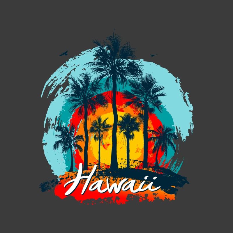 Palm Sunset Hawaii Splash
