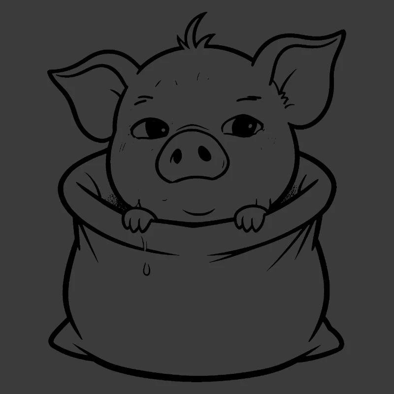 Schweinchen im Sack