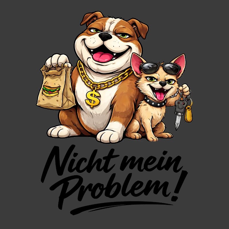 Luxus-Hundebande Cartoon