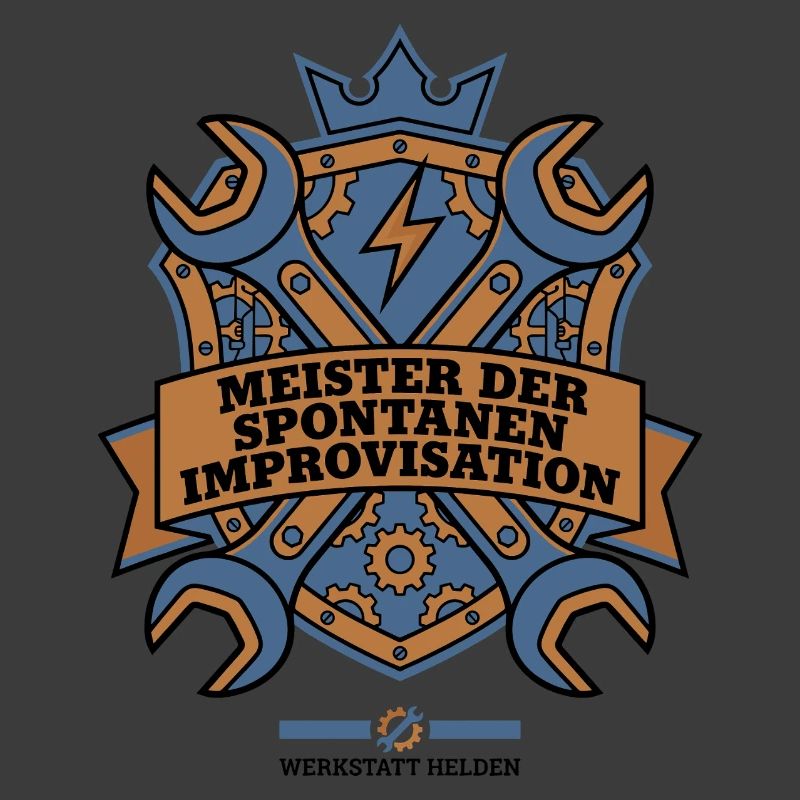 Handwerker Improvisation Wappen Design