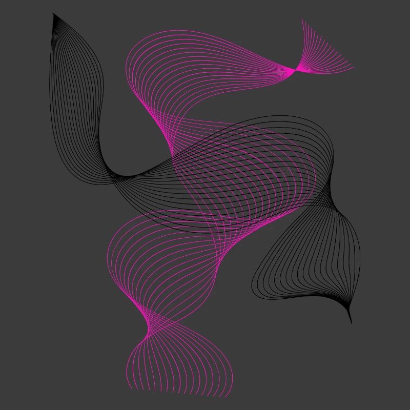 Neonspirale Pink Abstrakt