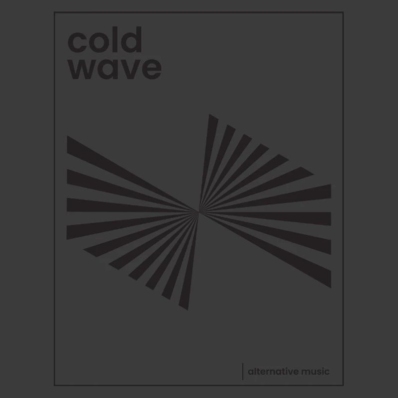 Conception d’affiche de musique Cold Wave