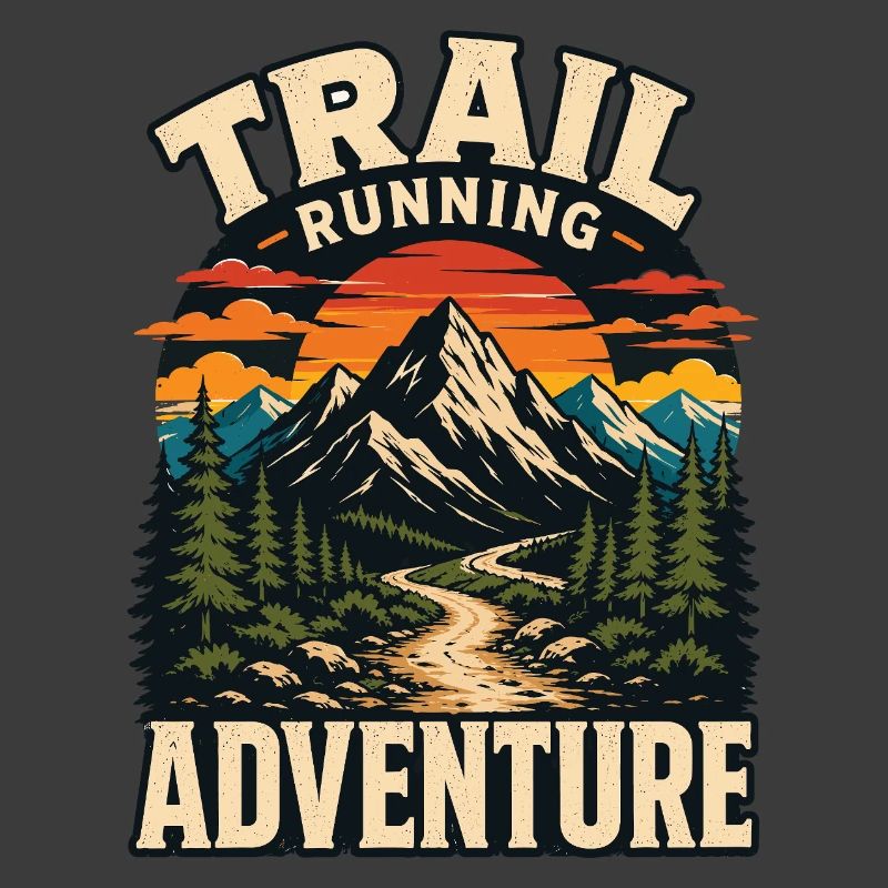 Aventure de course en sentier