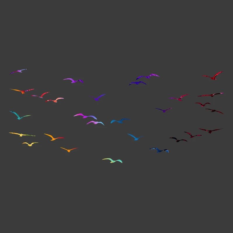 Bunte Vögel