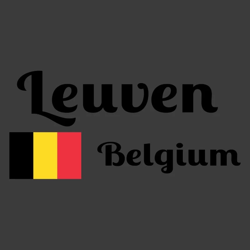 Leuven Belgien - Stilvolle Drucke