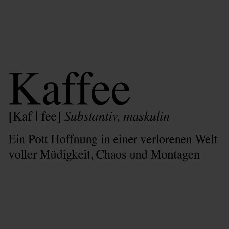 Kaffee - Ein Pott Hoffnung ...