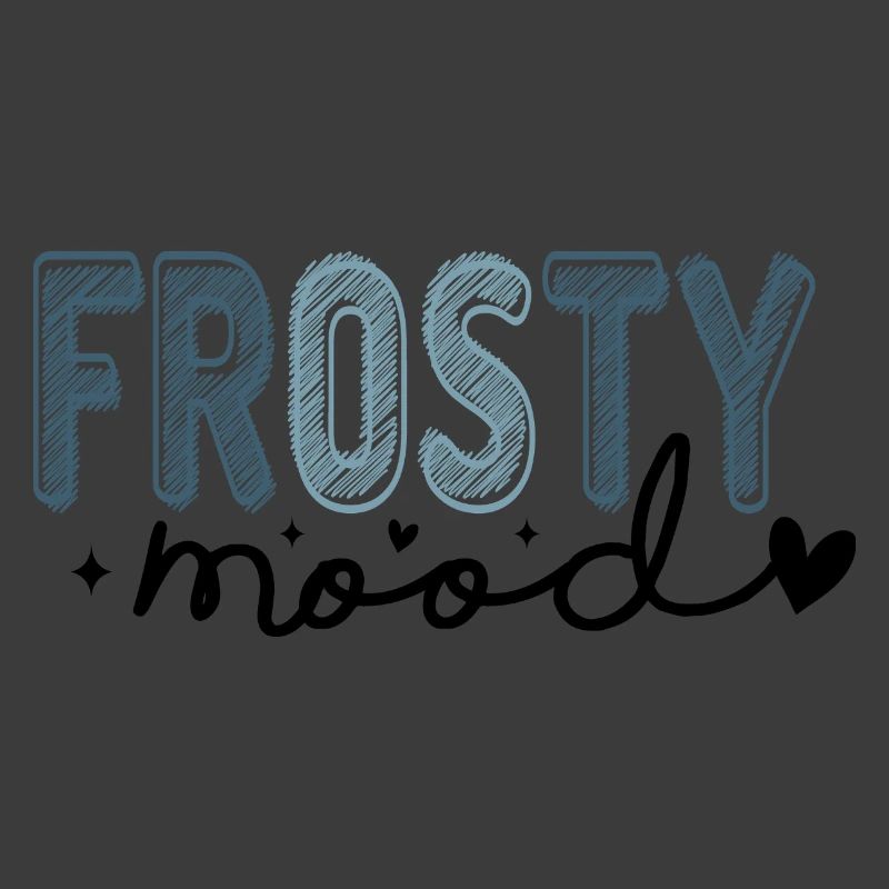 Frostiger Text im eisigen Stil