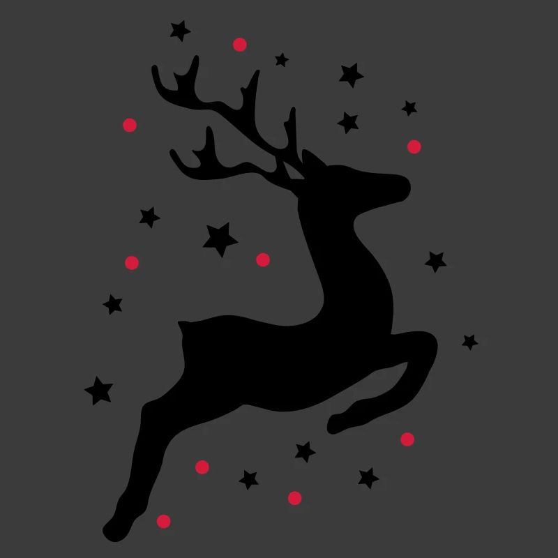 leaping reindeer