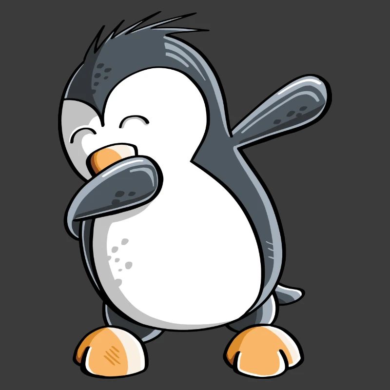 Dab Dance Pinguin - Dabbing - Fun Comic - Geschenk