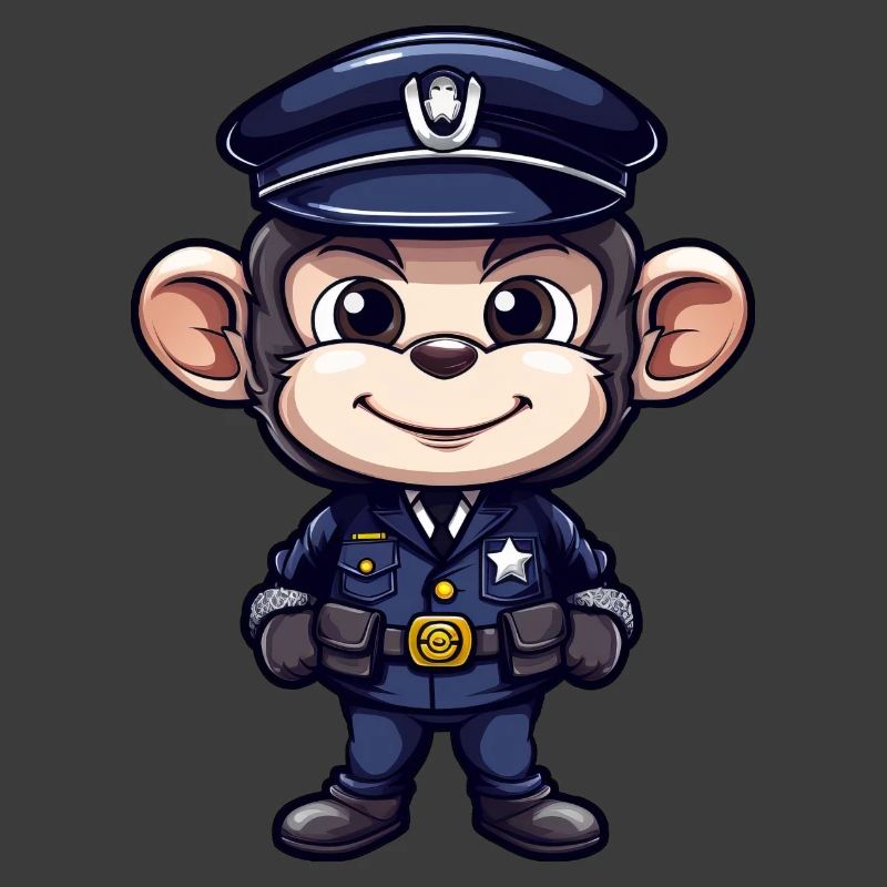 Polizei Äffchen