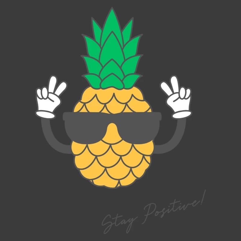 Pineapple "positive Vibes"