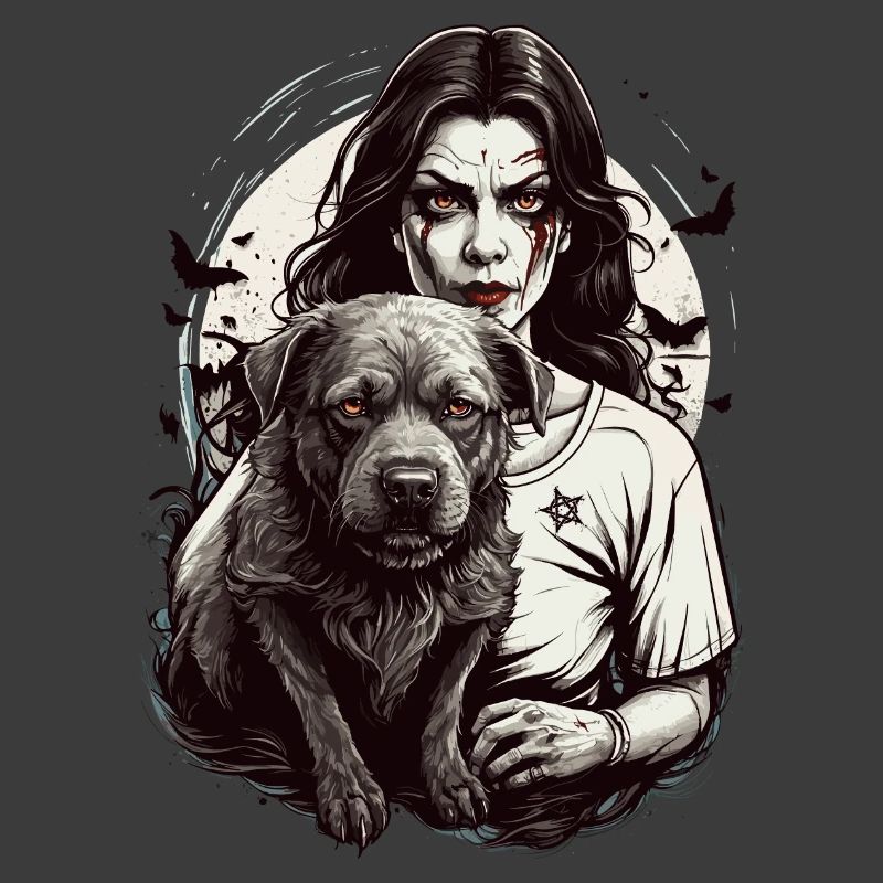 Vampir mit Hund