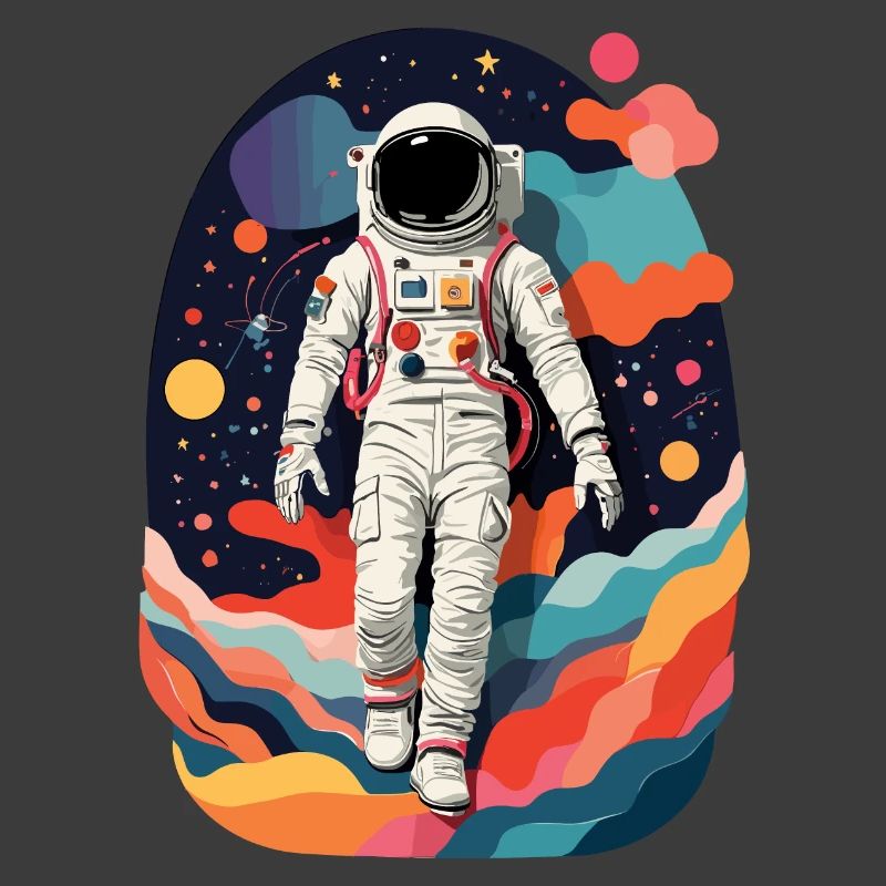 Image colorée d’astronaute