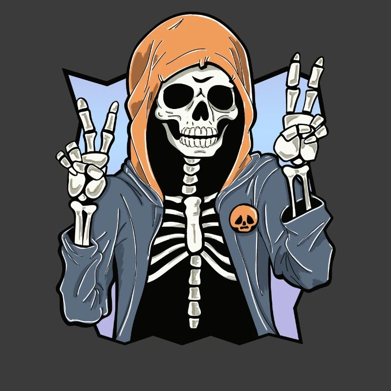 Skeleton with Hoodie