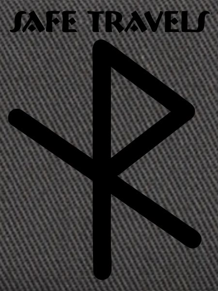 Runensymbol Wikinger sicheres Reisen
