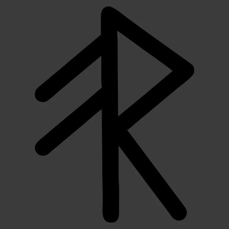 Wikinger-Runensymbol-Energie