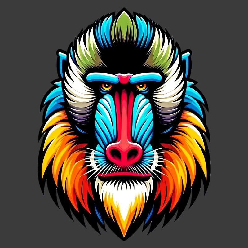 Mandrill monkey