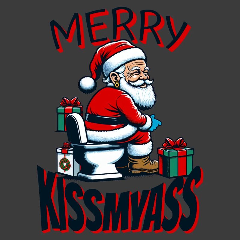 Lustige Weihnachtsmann
