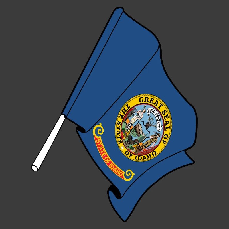 Flagge von Indaho