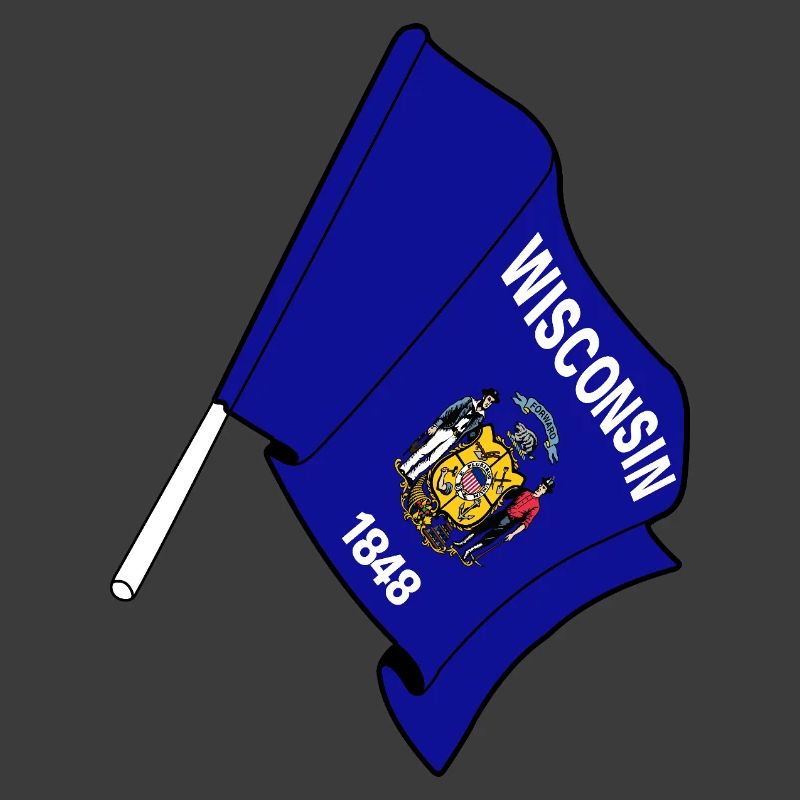 Flagge von Wisconsin