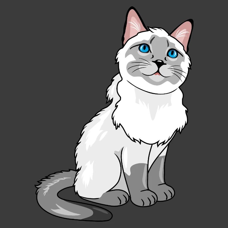 Proud Siamese cat