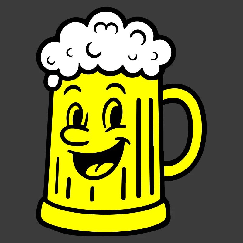 Bierkrug Comic Bier