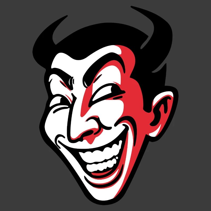 Ausdrucksstarkes lächelndes Comic-Gesichtsdesign
