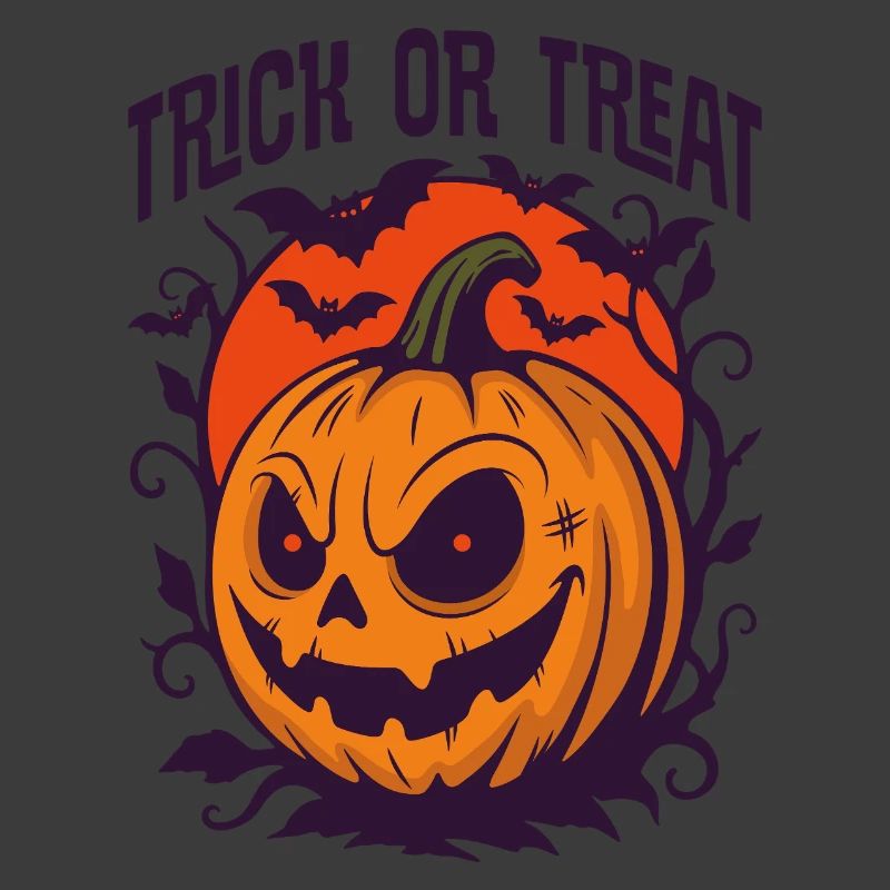 Spooky Pumpkin Lantern Halloween Design