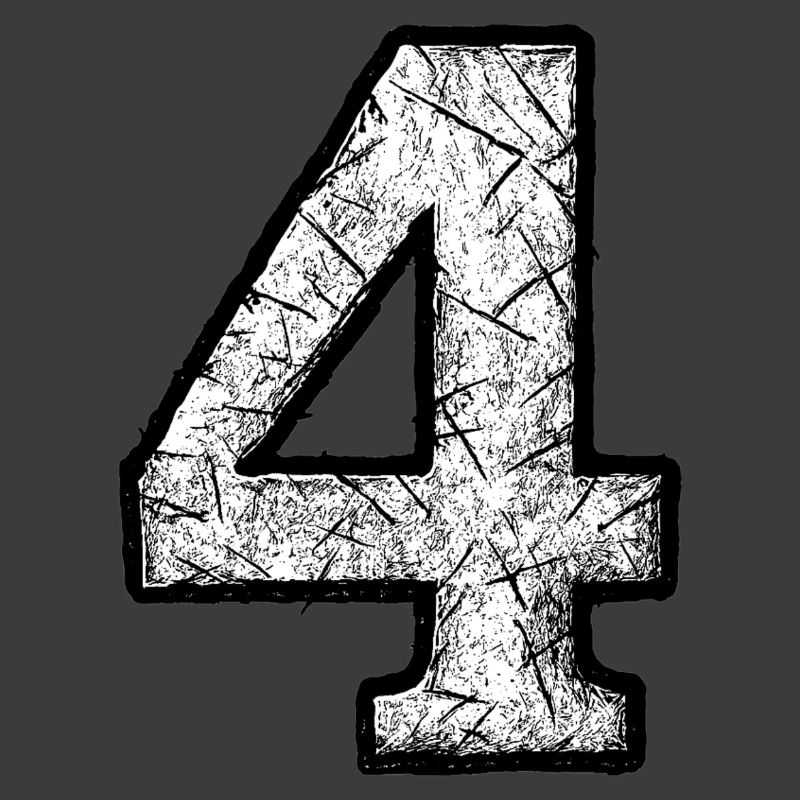 Vier Grunge Kratzer Design